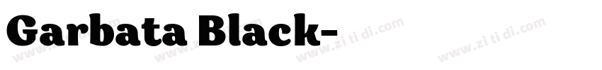 Garbata Black字体转换
